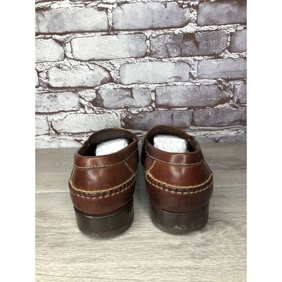 Cole Haan Dark Brown Leather Penny Loafers Casual Shoes Men’s Sz 10.5W US/44EU - Picture 5 of 16